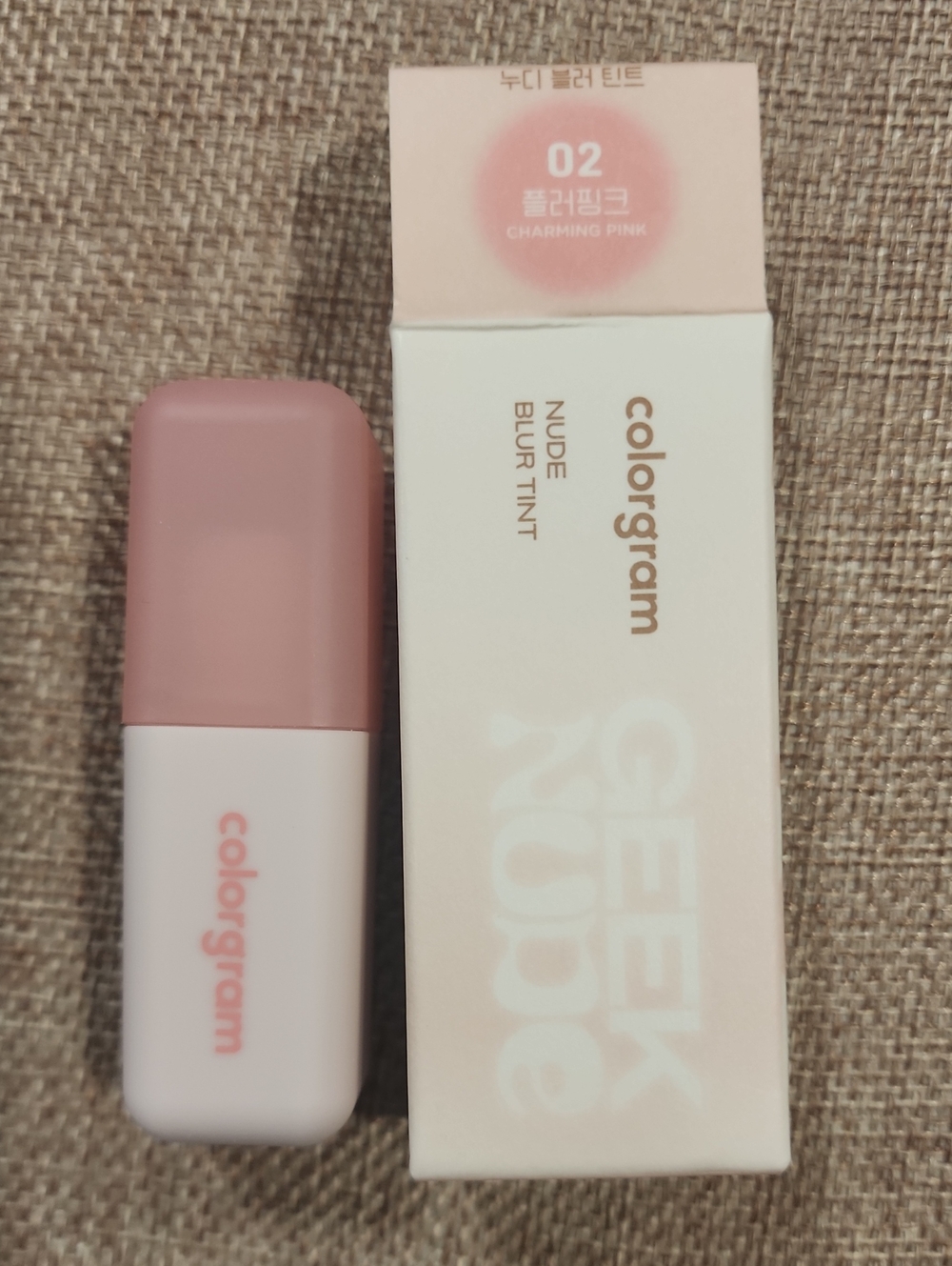 Colorgram Nude Blur Tint 02 Charming Pink — Sheer Pink Lip Tint